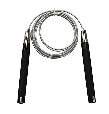 Скакалка EcoFit MDJR044 на підшипниках 300 см, чорна