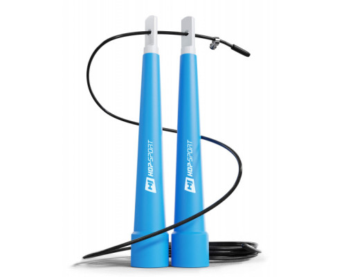 Скакалка Hop-Sport Crossfit з пластиковими ручками HS-P010JR блакитна