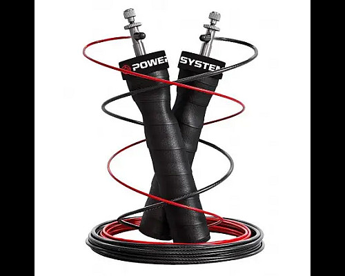 Скакалка швидкісна Power System PS-4079 3 м, чорна