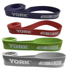 Набір резинок для фітнесу York Fitness 4 шт (5 - 40 кг)