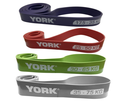 Набір резинок для фітнесу York Fitness 4 шт (5 - 40 кг)