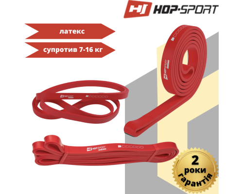 Резинка для фітнесу Hop-Sport 7-16 кг HS-L013RR червона