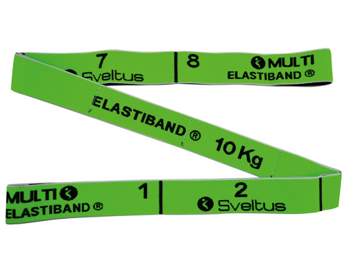 Эспандер для фитнеса Sveltus Multi Elastiband универсальный 10 кг Зеленый (SLTS-0103)