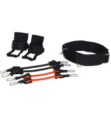 Еспандер-підсилювач стрибка Meta Elite Vertical Jumping System, чорно-червоний