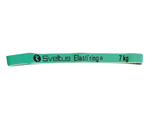 Резинка для фитнеса Sveltus Elasti'ring тканевая 7 кг Зеленая (SLTS-0153)