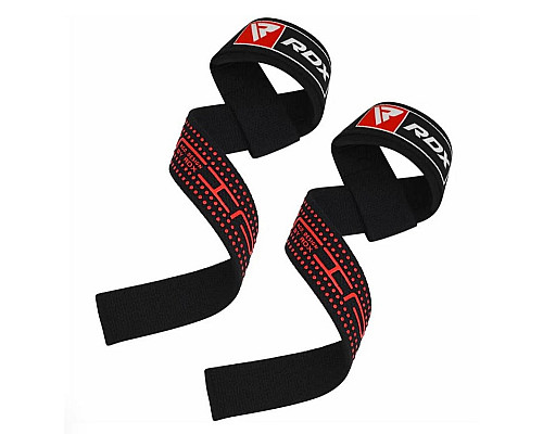 Лямки для тяги RDX Gel S4, чорно-червоні