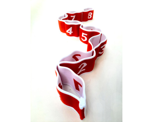 Гімнастична стрічка Yakimasport Flex Band Strong Resistance червона Гімнастична стрічка Yakimasport Flex Band Strong Resistance червона