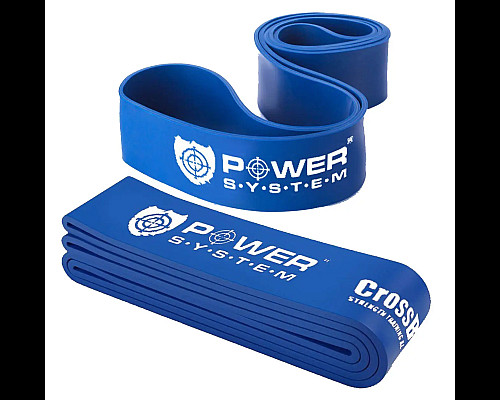 Еспандер-петля для фітнесу Power System PS-4054 CrossFit опір 22-50 кг, синій