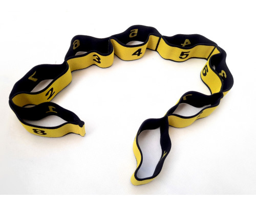 Гімнастична стрічка Yakimasport Flex Band Medium Resistance жовта Гімнастична стрічка Yakimasport Flex Band Medium Resistance жовта