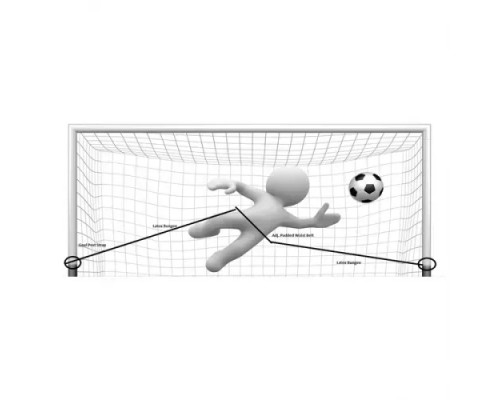 Еспандер для голкіперів Meta Football Goalkeeper Harness чорний Уні OFSM