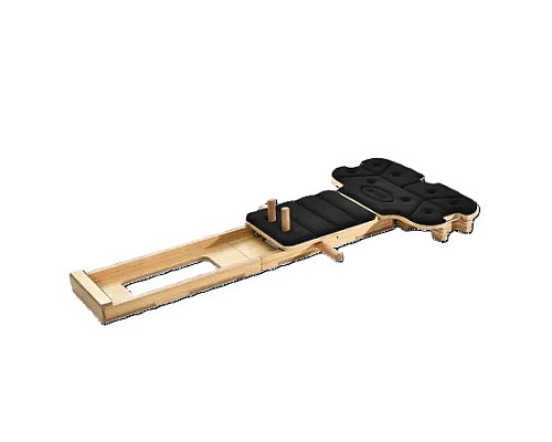 Реформер для пілатесу Casada Flowletic, чорно-бежевий