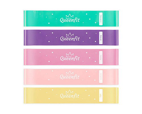 Стрічки для фітнесу Queenfit Q-66435 0,5-30 кг Стрічки для фітнесу Queenfit Q-66435 0,5-30 кг