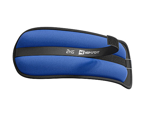 Обважнювачі для ніг та рук Hop-Sport HS-S004WB 2х2 кг, сині Обважнювачі для ніг та рук Hop-Sport HS-S004WB 2х2 кг, сині