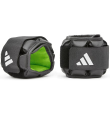 Обважнювачі для щиколотки/зап'ястя Adidas Performance 0.5 кг, чорно-зелений