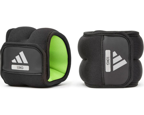 Обважнювачі для щиколотки/зап'ястя Adidas 0,5 кг, чорно-зелений
