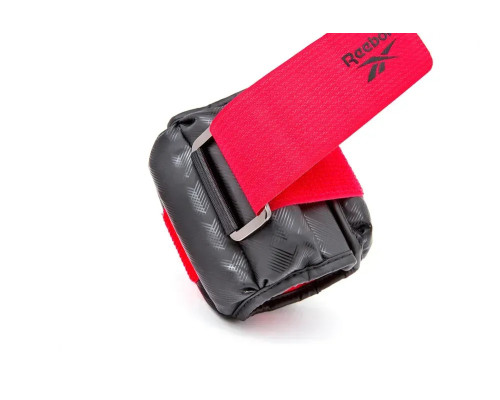 Обважнювачі зап'ястя Reebok Flexlock Wrist Weights 1.5 кг, чорно-червоний