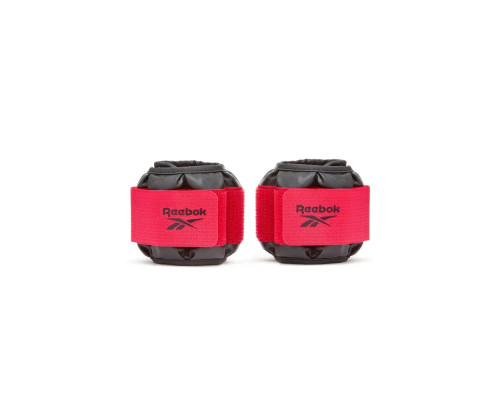 Обважнювачі зап'ястя Reebok Flexlock Wrist Weights 1.5 кг, чорно-червоний