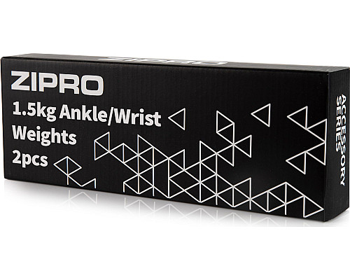 Обтяжувачі для щиколотки та зап'ястя Zipro 1,5 кг (2 шт.), сірий