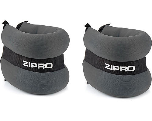 Обтяжувачі для щиколотки та зап'ястя Zipro 1,5 кг (2 шт.), сірий
