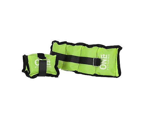Вагові подушки WW01 2 x 0.7 KG ONE FITNESS - зелені
