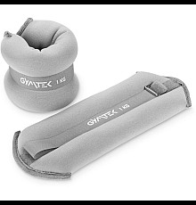 Обважнювачі Gymtek для рук і ніг 2 х 1 сірий
