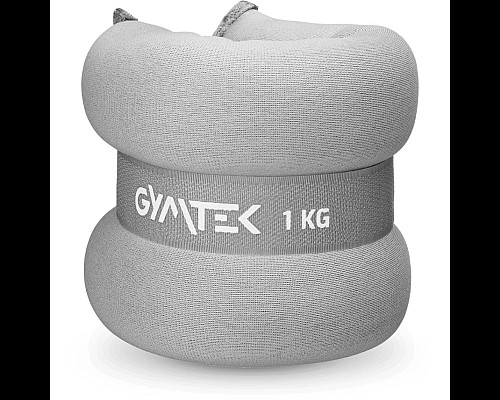 Обважнювачі Gymtek для рук і ніг 2 х 1 сірий