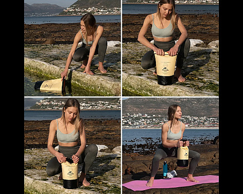 Фітнес-мішок Naturehike Fitness Aqua NH21FSB03 15 л, сірий