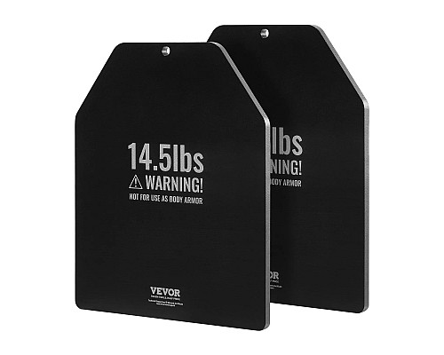 Плити для вагового жилета VEVOR 13,16 кг, чорні