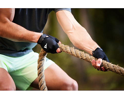 Рукавички Adidas Aeroready, чорно-білі