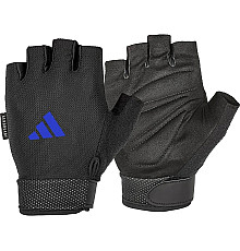 Рукавички для тренінгу Adidas Essential Adjustable Gloves розмір S, чорно-сині 