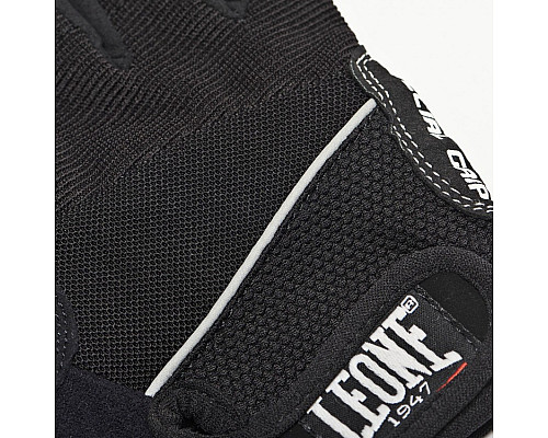 Рукавички для фітнесу Leone Gel Shock S, чорно-білі
