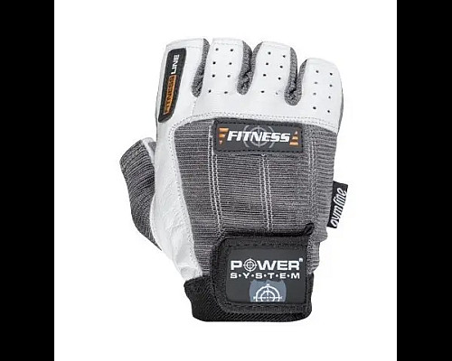 Рукавички для фітнесу Power System PS-2300 Fitness M, сіро-білі