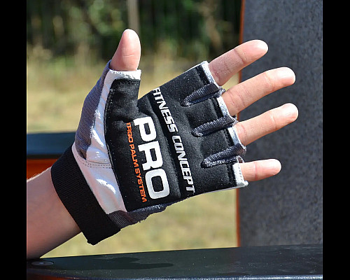 Рукавички для фітнесу Power System PS-2300 Fitness M, сіро-білі