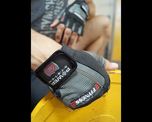Рукавички для фітнесу Power System PS-2300 Fitness XS, чорно-сірі