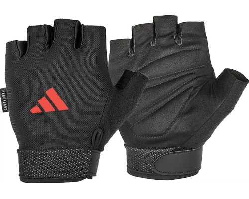 Рукавички для тренінгу Adidas Essential Adjustable Gloves розмір XL, чорно-червоні