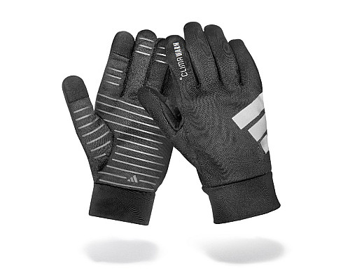 Рукавички Adidas Aeroready XS, чорно-сірі