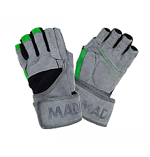 Рукавички для фітнесу MadMax MFG-860 Wild розмір L, сіро-зелений