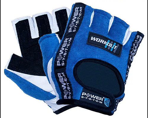 Рукавички для фітнесу Power System PS-2200 Workout XS, сині