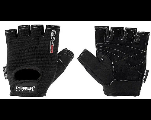 Рукавички для фітнесу Power System PS-2250 Pro Grip L, чорні