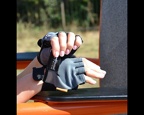 Рукавички для фітнесу Power System PS-2250 Pro Grip XS, сірі