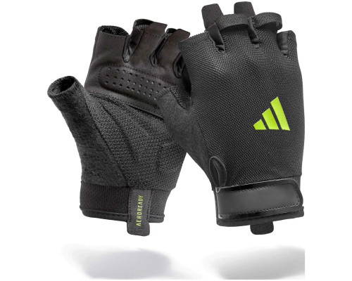 Рукавички для тренінгу Adidas Essential Training Gloves розмір XS, чорно-зелені