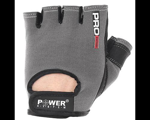 Рукавички для фітнесу Power System PS-2250 Pro Grip S, сірі