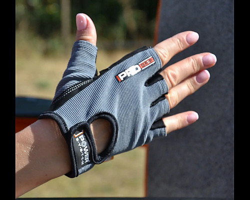 Рукавички для фітнесу Power System PS-2250 Pro Grip S, сірі