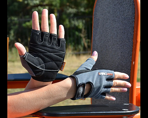 Рукавички для фітнесу Power System PS-2250 Pro Grip S, сірі