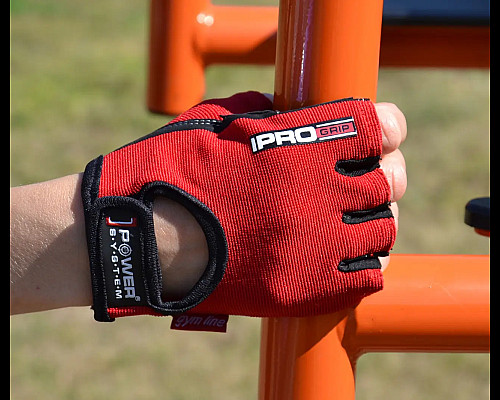 Рукавички для фітнесу Power System PS-2250 Pro Grip M, червоні