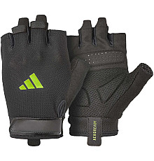 Рукавички для тренінгу Adidas Essential Training Gloves розмір L, чорно-зелені
