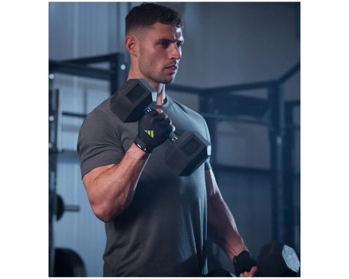 Рукавички для тренінгу Adidas Essential Training Gloves розмір L, чорно-зелені