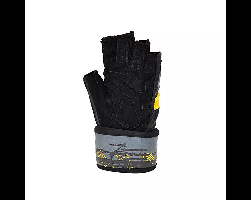 Рукавички для фітнесу MadMax MFG-880 Signature розмір XXL, чорно-жовті
