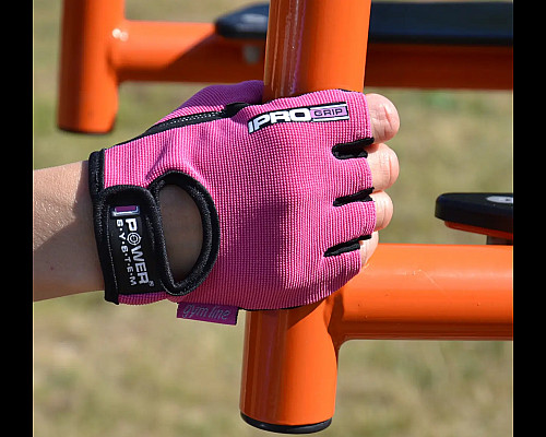 Рукавички для фітнесу жіночі Power System PS-2250 Pro Grip XS, рожеві