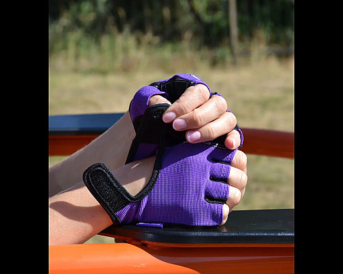 Рукавички для фітнесу жіночі Power System PS-2250 Pro Grip XS, фіолетові